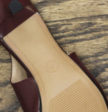 A New Day Womens Samantha Sling Back Kitten Heels 94462864 Burgundy Red 7.5M