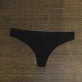 Hanro Womens Cotton Sensation Thong 71402 71402 Black L