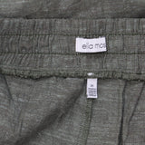 Ella Moss Womens Wide Leg Pull On Linen Blend Pants 1776705