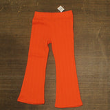 Epic Threads Toddler Girls Knit Flare Leg Fit Pants Orange 2T