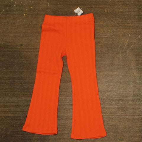 Epic Threads Toddler Girls Knit Flare Leg Fit Pants Orange 2T