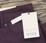 NYDJ Marilyn Petite Straight Leg Jeans A695157 Fig Purple 6P