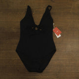 Andie Classic Eyelet Sicily One Piece Swimsuit AO602 Black S