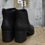 Lifestride Womens Mesa Ankle Boot H7682S1 Black 7M