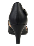 Journee Collection Tillis Tru Comfort Foam Pointed Toe Mid Heel Pumps Black 10M
