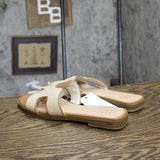 A New Day Womens Nina H-Band Slide Sandals 92244961 Khaki Brown 8M