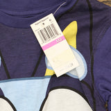 Hybrid Apparel Bluey Kids Girls Long Sleeve Graphic T-Shirt Tee Blue 2XS