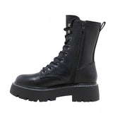 Wild Fable Womens Logan Lug Combat Boots with Memory Foam Insole Black 10M