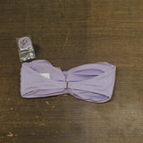 Kate Spade New York Womens Bandeau Bikini Swim Top Frosted Violet Purple M