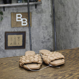 A New Day Womens Carissa Slide Sandals 86812464 Tan Brown 6M