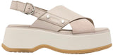 Sorel Womens Dayspring Platform Crisscross Sandal Crushed Clay Brown 9.5M
