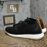 Goodfellow & Co Mens Zeke Knit Dress Sneakers Low Top Lace Up 90971821 Black 12M