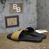 A New Day Womens Maren Sandals Raffia 94805760 Black 8M