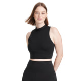 All In Motion Womens Light Support High-Neck Crop Sports Bra 89809232 Black XS