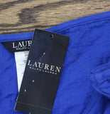 Lauren Ralph Lauren Womens Top Woven Cover Up Swim 20617192 Blue Saturn S