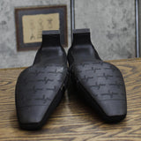 Easy Street Entice Squared Toe Pumps Women's Shoes ENTICE Black Suede 7.5M