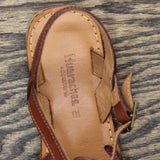 Huaraches by Bearpaw Gloria Womens Leather Slingback Sandals Saddle Brown 10M