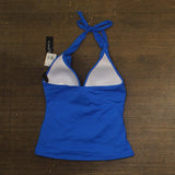 La Blanca Womens Halter Tankini Swim Top LB0IG84 Lapis Blue 6