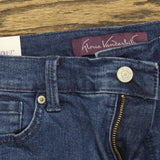 Gloria Vanderbilt Amanda High Rise Straight-Leg Jeans Frisco Blue 10P Short