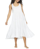 Felina Womens Isabelle Midi Dress 900802 White L