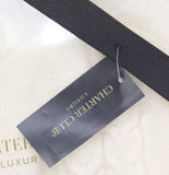 Charter Club Womens Cashmere Hat Gloves Scarf 3-Piece Set Vanilla Ice Off White