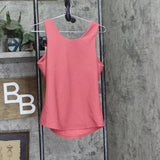 32 Degrees Cool Womens Ribbed Fitted Bra Tank 1760130 Slate Rose M