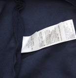 Calvin Klein Womens Stretch Crepe Zip Front Jacket 44C442G Dark Sapphire Blue L