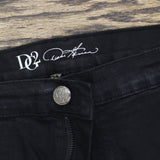 DG2 by Diane Gilman Womnes Plus Petite Classic Stretch Boot-Cut Jean Black 24WP