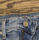 Silver Jeans Co. Be Easy High Rise Long Denim Shorts Jorts Vista Blue 31