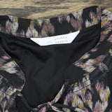 LC Lauren Conrad Lined Tie Front Flutter Sleeve Blouse Shirt See Measurements