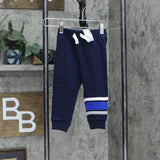 The Children's Place Baby Infant Boy Active Striped Fleece Pants Blue 18M-24M