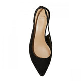 A New Day Womens Elle Slingback Pointed Toe Heels 90972876 Black 7M