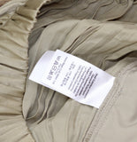 DKNY Womens Crushed Crease Woven Midi Skirt P5DNSB53 Pale Moss Brown Green M