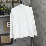 Karen Scott Sport Womens Mock-Neck Zippered Sweatshirt Bright White XL