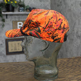 Cobra Mens Camo Rope Three Springs PA Snapback Baseball Hat Cap Bright Orange OS