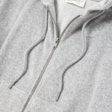 Universal Thread Womens Leisure Studio Velour Hoodie Sweatshirt 92090310 Gray L