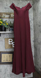 Betsy & Adam Womens Sheath Long Evening Gown Dress 166f37937468c9