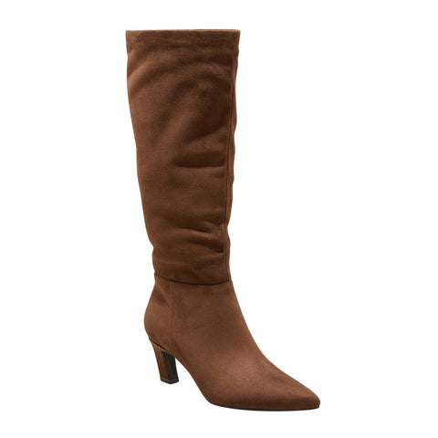 A New Day Womens Raye Tall Dress Boots 88375198 Dark Brown 6M