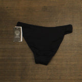 Vince Camuto Womens Standard Solid High Cut Bottom Bikini Swim V09946 Black XS