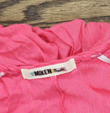 Miken Juniors Tiered Dress Swim Cover-up I9672P544 Hot Pink Lurex XS