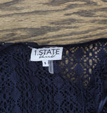 1.State Womens Convertible Cover Up Tank Dress Swim DS93042921S Navy Blue S