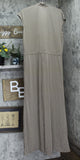 Lisa Rinna Collection Womens Regular Surplice Wide Leg Jumpsuit Mocha Brown L