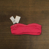 Andie Bandeau Eyelet Bikini Top AT389 Begonia Pink S