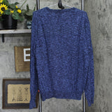 Izod Mens V-Neck Long Sleeve Pullover Sweater 167053a84bd818 Blue Multi L