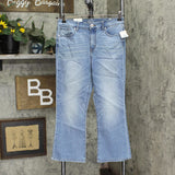 Style & Co Womens Petite Bootcut Ankle Jeans 100043138P Light Blue 12P
