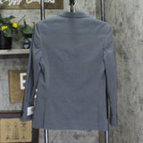 Kenneth Cole Reaction Big Boys Stretch Slim Fit Blazer Suit Jacket Med Gray 16R