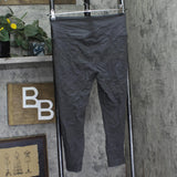Style & Co Knit Stretch Yoga Tummy-Control Leggings Charcoal Heather Gray M