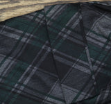 DKNY Embellished Plaid-Print Long-Sleeve Jacket Dress Pine Green / Multi 14