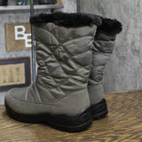 Easy Street Cuddle Winter Snow Boots with Faux Fur Lining CUDDL Black / Gray 8M