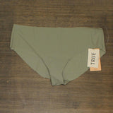 True & Co Womens True Body Multipack Panty Hipster Panties Sage Green 1X